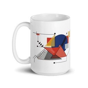 Walter Gropius Bauhaus Geometry Artwork Mug - 15oz (444mL) - Mug