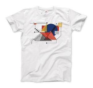 Walter Gropius Bauhaus Geometry Artwork T-Shirt - Men / White / Small - T-Shirt