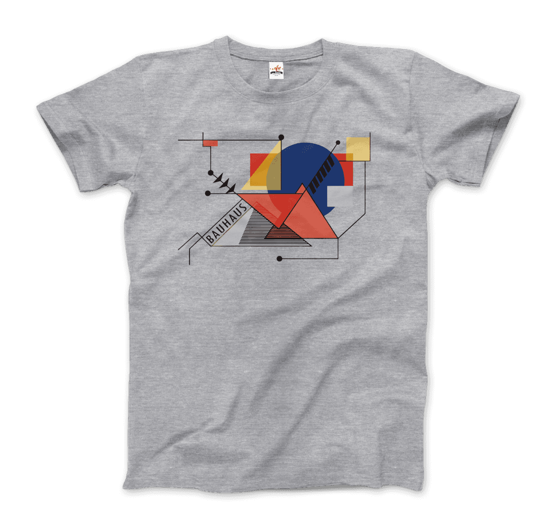 Art-O-Rama Shop - Walter Gropius Bauhaus Geometry Artwork T-Shirt