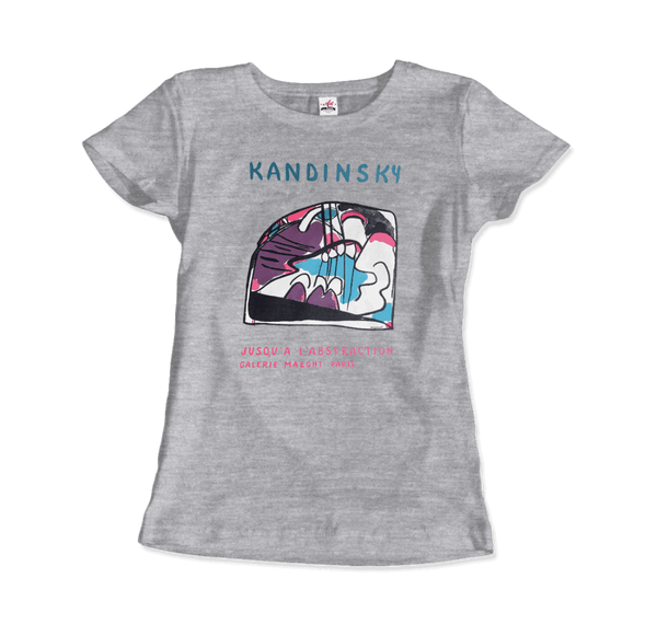 Wassily Kandinsky - Jusqu’a l’abstraction 1960 Artwork T-Shirt - Women / Heather Grey / Small - T-Shirt