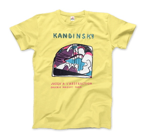 Wassily Kandinsky - Jusqu’a l’abstraction 1960 Artwork T-Shirt - Men (Unisex) / Spring Yellow / S - T-Shirt