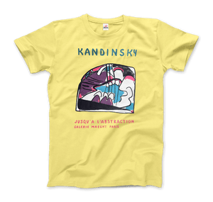 Wassily Kandinsky - Jusqu’a l’abstraction 1960 Artwork T-Shirt - Men / Spring Yellow / Small - T-Shirt