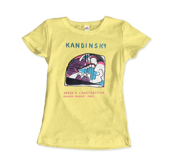 Wassily Kandinsky - Jusqu’a l’abstraction 1960 Artwork T-Shirt - Women / Spring Yellow / Small - T-Shirt