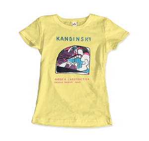 Wassily Kandinsky - Jusqu’a l’abstraction 1960 Artwork T-Shirt - Women (Fitted) / Spring Yellow / S - T-Shirt