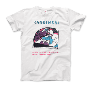Wassily Kandinsky - Jusqu’a l’abstraction 1960 Artwork T-Shirt - Men (Unisex) / White / S - T-Shirt