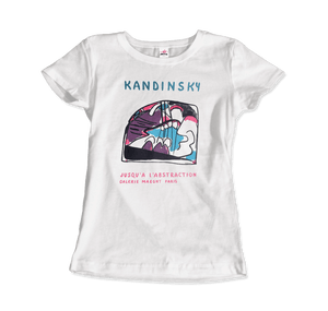 Wassily Kandinsky - Jusqu’a l’abstraction 1960 Artwork T-Shirt - Women (Fitted) / White / S - T-Shirt