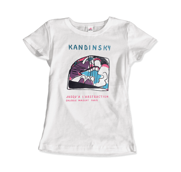Wassily Kandinsky - Jusqu’a l’abstraction 1960 Artwork T-Shirt - Women / White / Small - T-Shirt