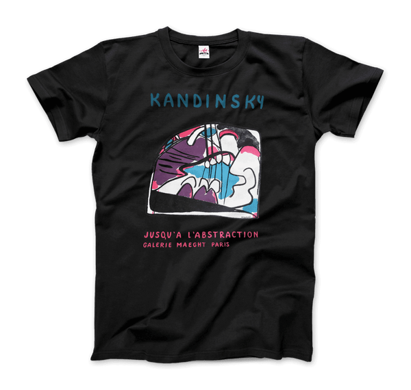 Wassily Kandinsky - Jusqu’a l’abstraction 1960 Artwork T-Shirt - Men / Black / Small - T-Shirt