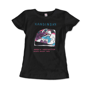 Wassily Kandinsky - Jusqu’a l’abstraction 1960 Artwork T-Shirt - Women (Fitted) / Black / S - T-Shirt