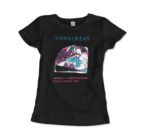 Wassily Kandinsky - Jusqu’a l’abstraction 1960 Artwork T-Shirt - Women / Black / Small - T-Shirt
