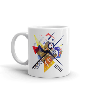 Wassily Kandinsky On White II (Auf Weiss) 1923 Artwork Mug - 11oz (325mL) - Mug