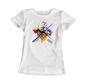 Wassily Kandinsky On White II (Auf Weiss) 1923, Artwork T-Shirt - Women / White / Small by Art-O-Rama