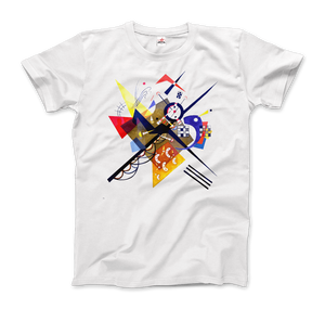 Wassily Kandinsky On White II (Auf Weiss) 1923, Artwork T-Shirt - Men / White / Small by Art-O-Rama