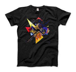 Wassily Kandinsky On White II (Auf Weiss) 1923, Artwork T-Shirt - Men / Black / Small by Art-O-Rama