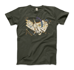 Wassily Kandinsky Untitled 1922 Artwork T-Shirt - Men (Unisex) / City Green / S - T-Shirt