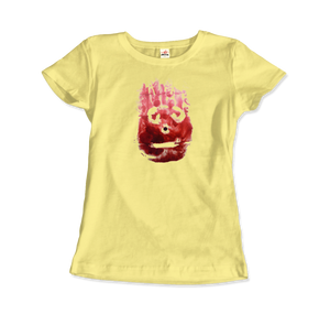 Wilson the Volleyball, from Cast Away Movie T-Shirt - Women / Spring Yellow / Small by Art-O-Rama