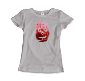 Wilson the Volleyball, from Cast Away Movie T-Shirt - Women / Silver / Small by Art-O-Rama