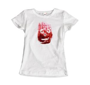 Wilson the Volleyball, from Cast Away Movie T-Shirt - Women / White / Small by Art-O-Rama