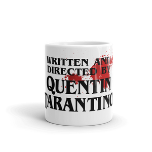 Written and Directed by Quentin Tarantino (Bloodstained) Mug - [variant_title] by Art-O-Rama