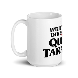 Written and Directed by Quentin Tarantino (Bloodstained) Mug - [variant_title] by Art-O-Rama