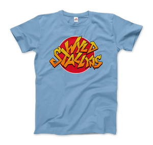 Wyld Stallyns Rock Band from Bill & Ted's Excellent Adventure T-Shirt - Men / Light Blue / Small by Art-O-Rama