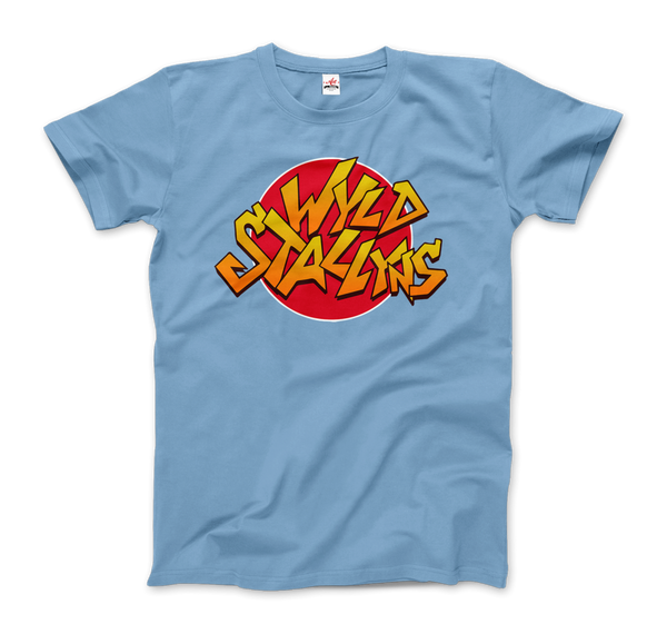 Wyld Stallyns Rock Band from Bill & Ted's Excellent Adventure T-Shirt - Men / Light Blue / Small by Art-O-Rama