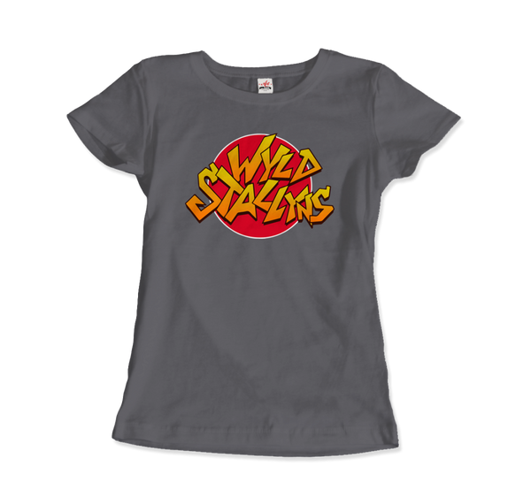 Wyld Stallyns Rock Band from Bill & Ted's Excellent Adventure T-Shirt - Women / Charcoal / Small by Art-O-Rama